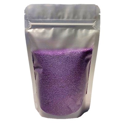 Cascalho de areia na cor violeta